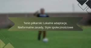 Tenis piłkarski: Lokalne adaptacje, Nieformalne zasady, Style społecznościowe